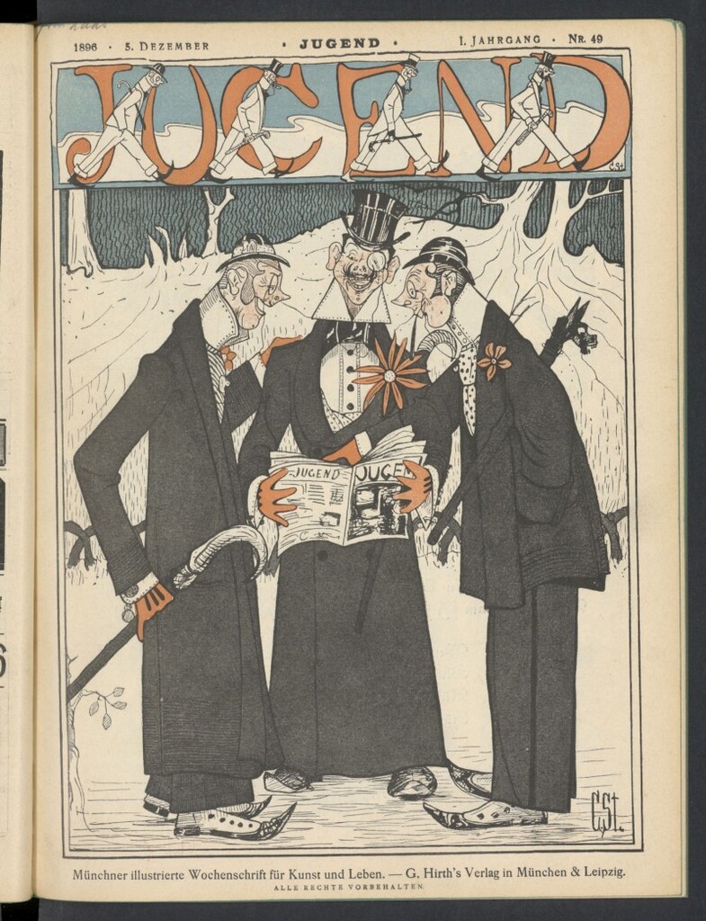 Miniatura de Jugend del 5 de diciembre de 1896, nº 49