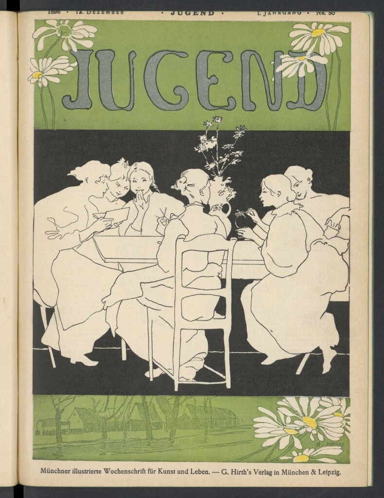 Miniatura de Jugend del 12 de diciembre de 1896, nº 50
