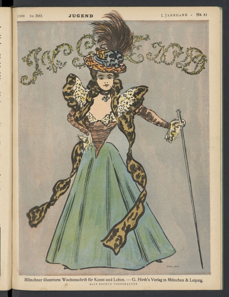 Miniatura de Jugend del 19 de diciembre de 1896, nº 51