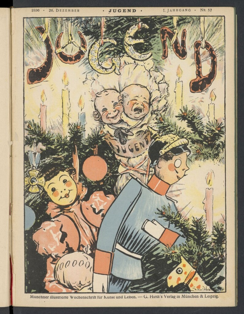 Miniatura de Jugend del 26 de diciembre de 1896, nº 52