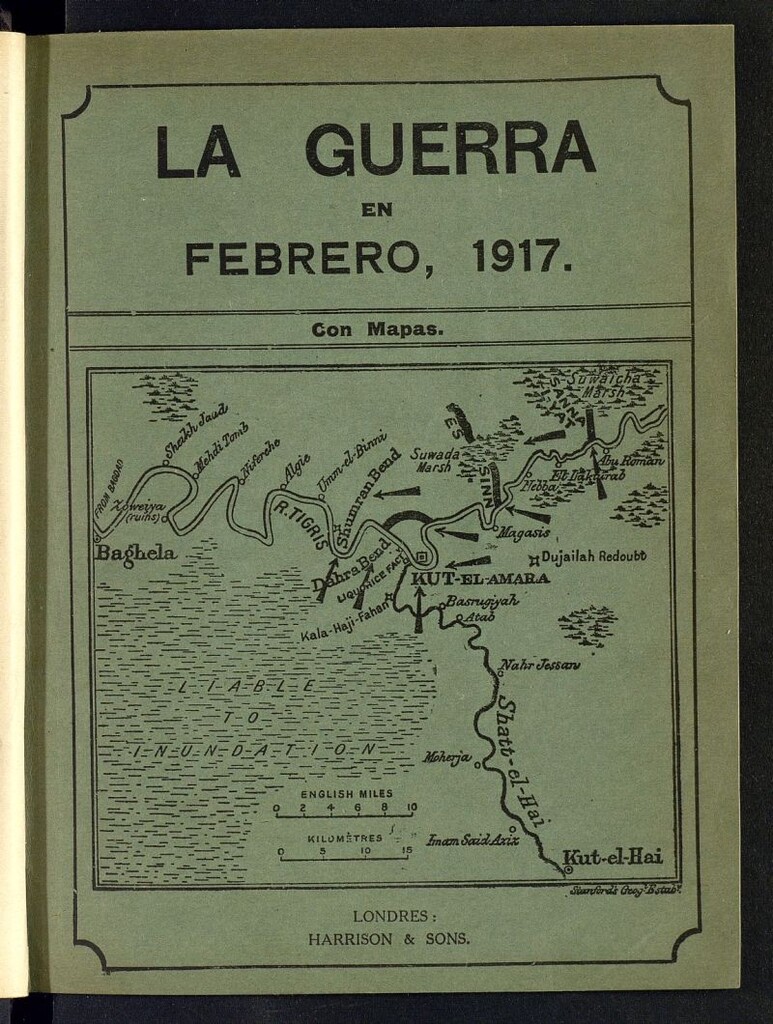 Miniatura de La Guerra con Mapas, de febrero de 1917