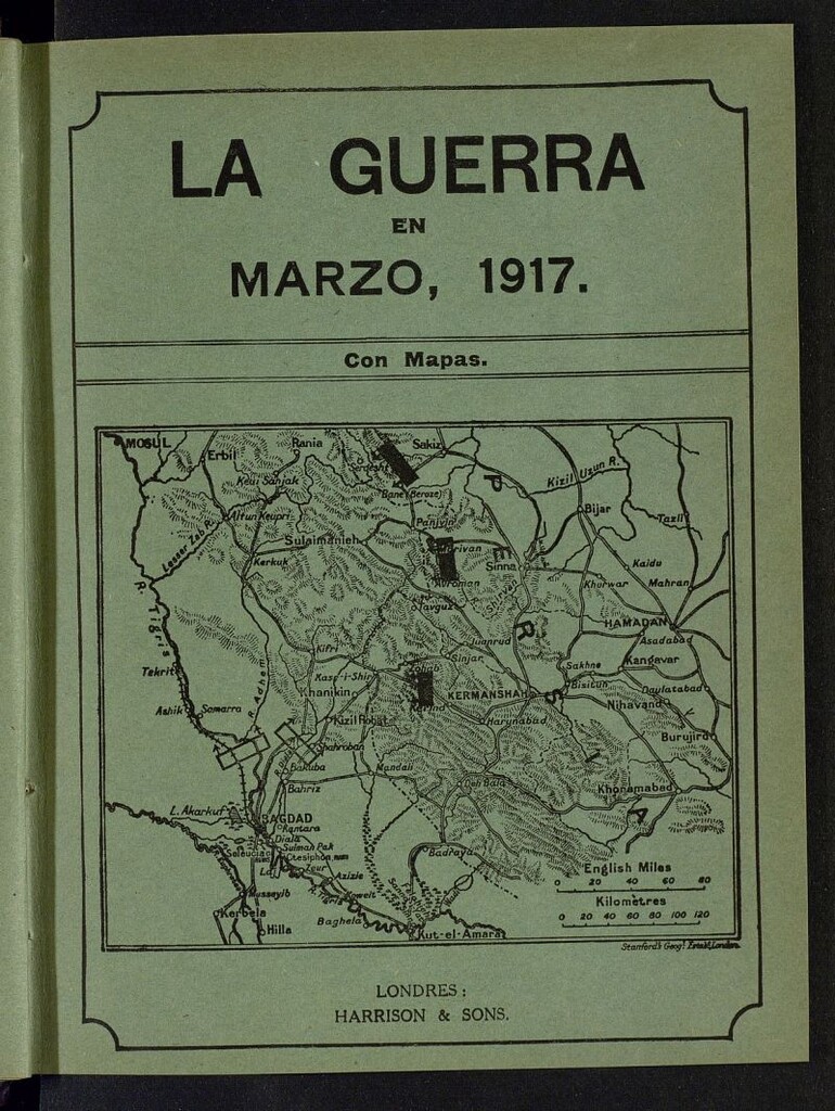Miniatura de La Guerra con Mapas, de marzo de 1917