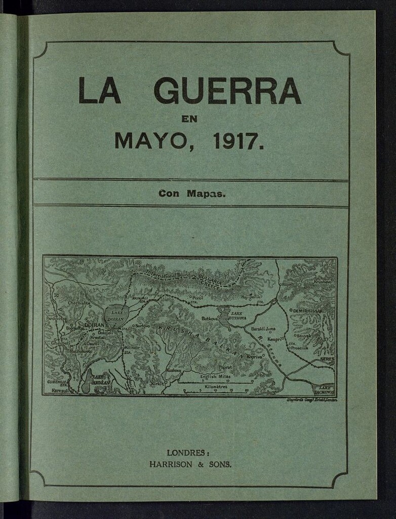 Miniatura de La Guerra con Mapas de mayo de 1917