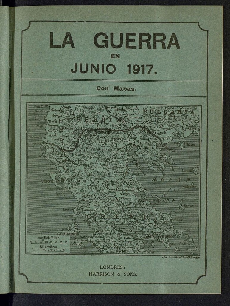 Miniatura de La Guerra con Mapas de junio de 1917