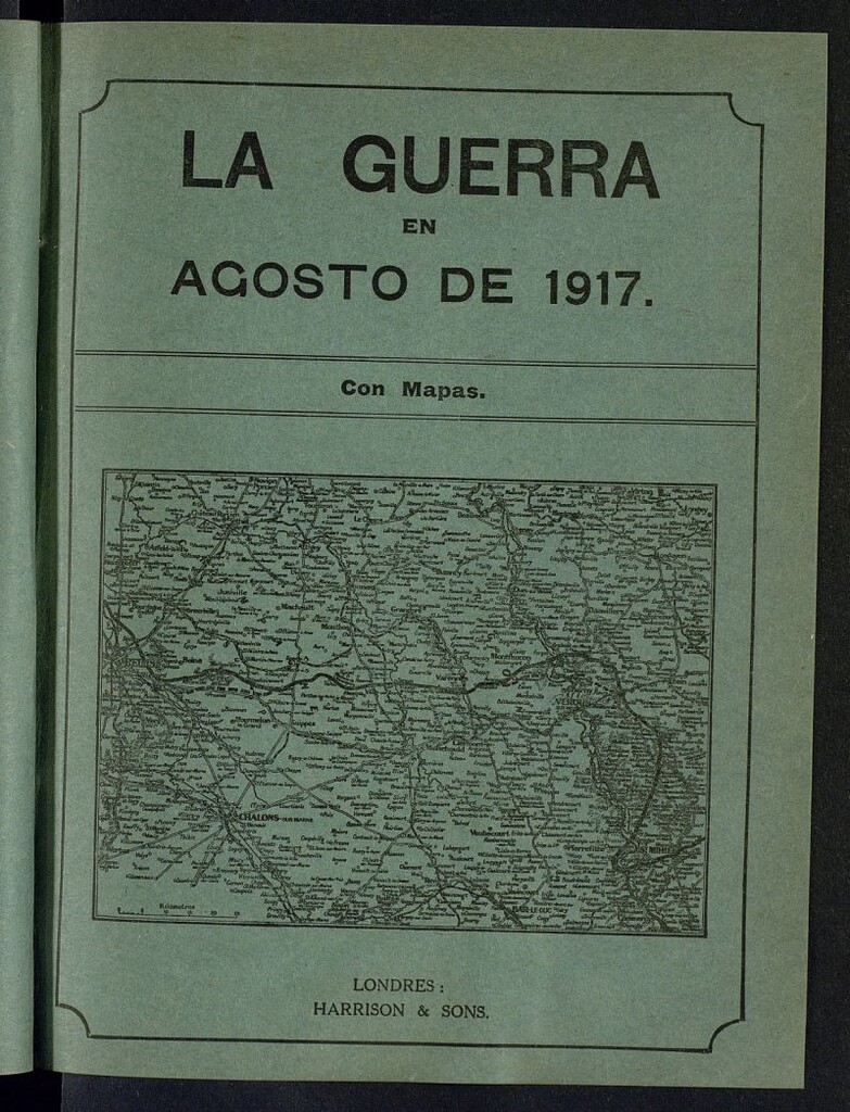 Miniatura de La Guerra con Mapas de agosto de 1917
