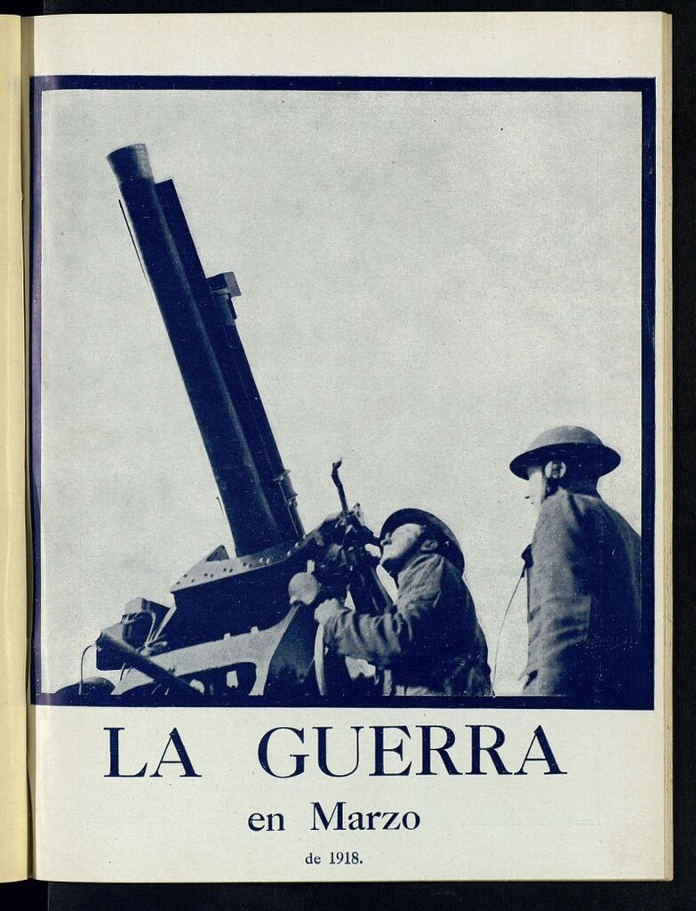 Miniatura de La Guerra con Mapas de marzo de 1918