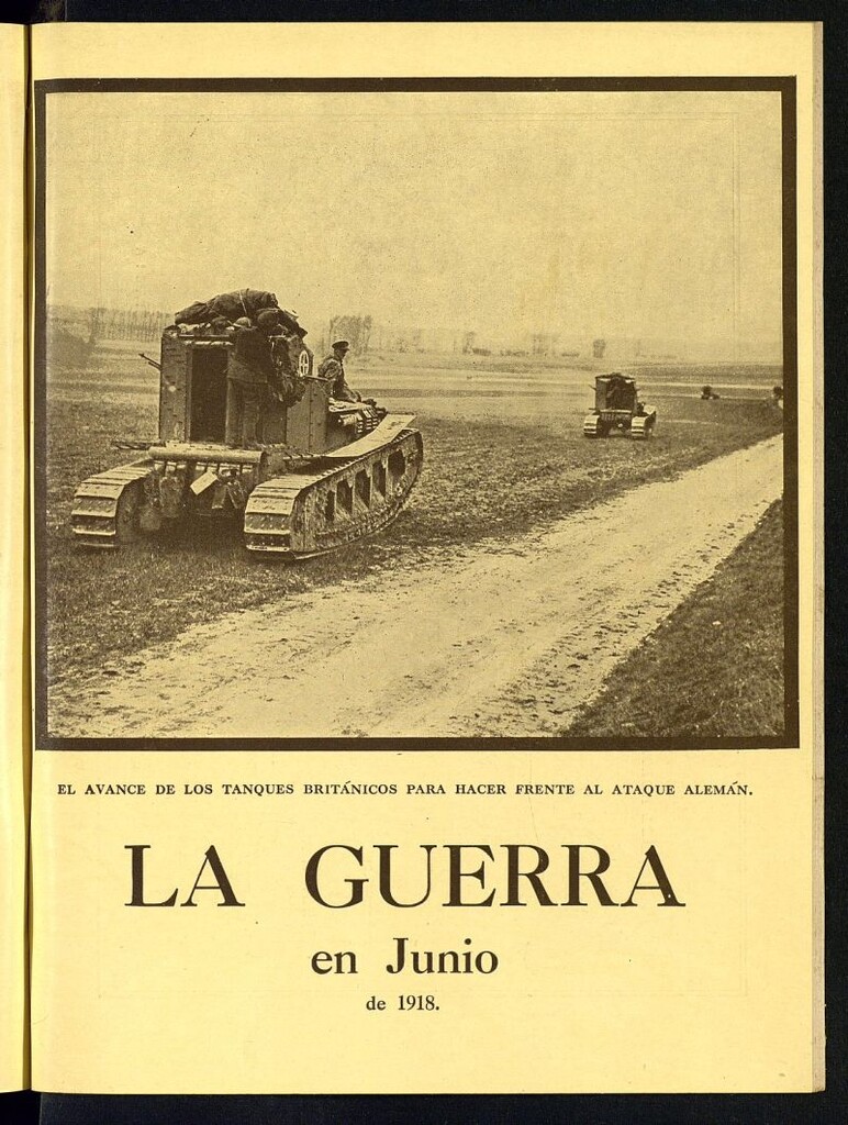Miniatura de La Guerra con Mapas de junio de 1918