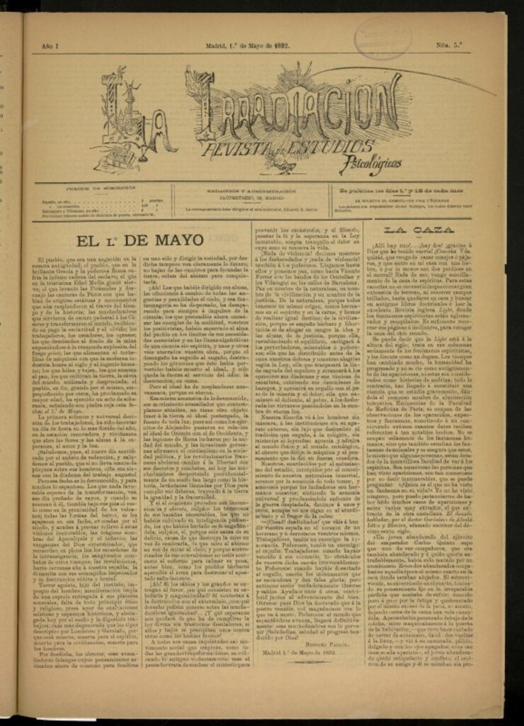 Miniatura de La Irradiación del 1 de mayo de 1892, nº 5