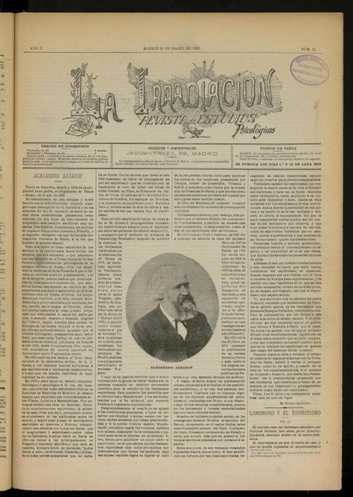 Miniatura de La Irradiación del 16 de marzo de 1893, nº 26