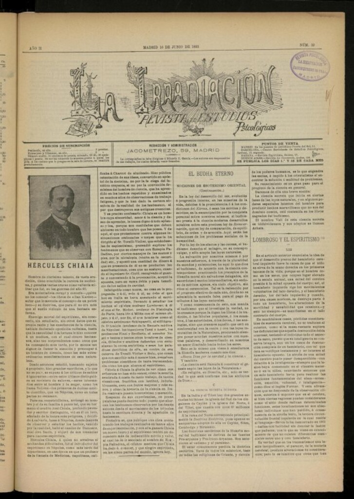 Miniatura de La Irradiación del 16 de junio de 1893, nº 32