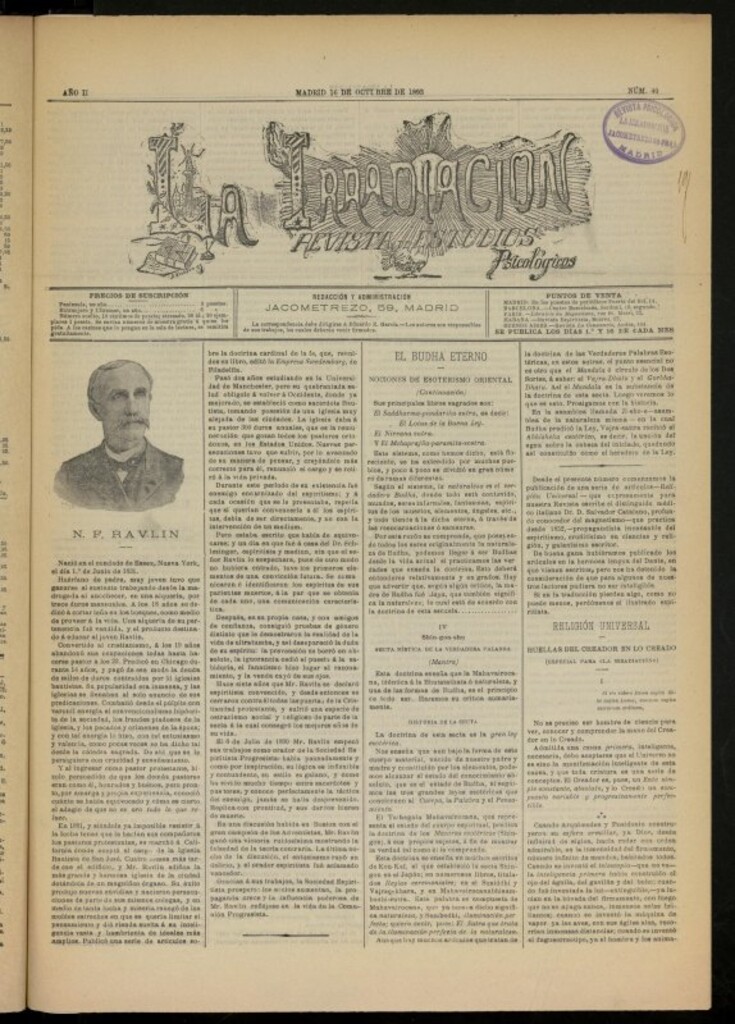 Miniatura de La Irradiación del 16 de octubre de 1893, nº 40