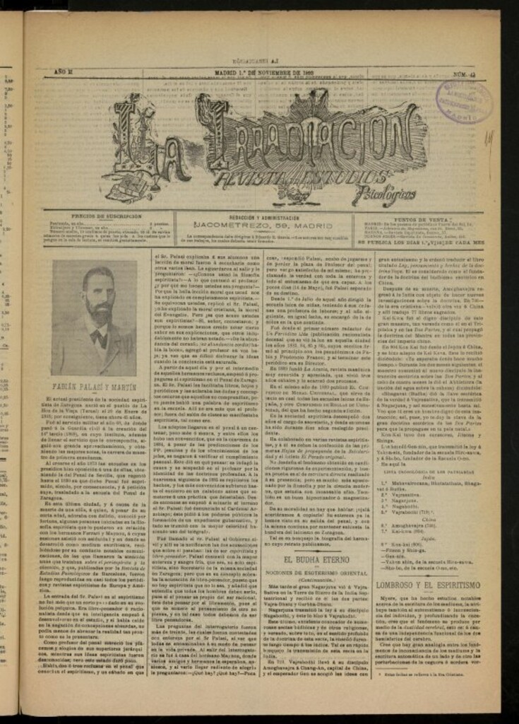 Miniatura de La Irradiación del 1 de noviembre de 1893, nº 41