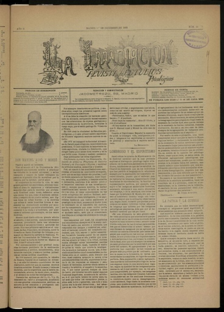 Miniatura de La Irradiación del 1 de diciembre de 1893, nº 43