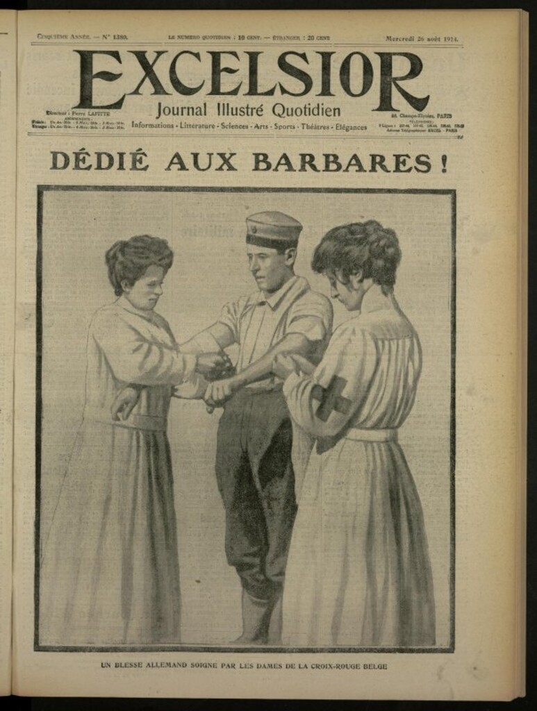 Miniatura de Excelsior: journal illustré quotidien de 26 de agosto de 1914, nº 1380
