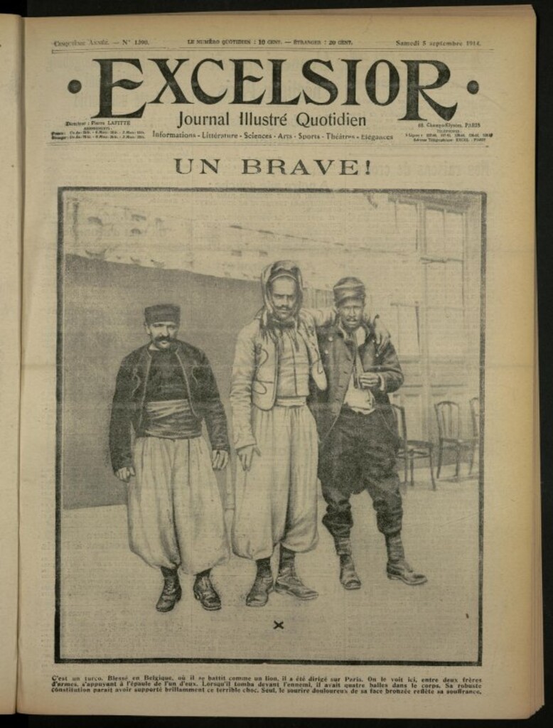 Miniatura de Excelsior: journal illustré quotidien de 5 de septiembre de 1914, nº 1390