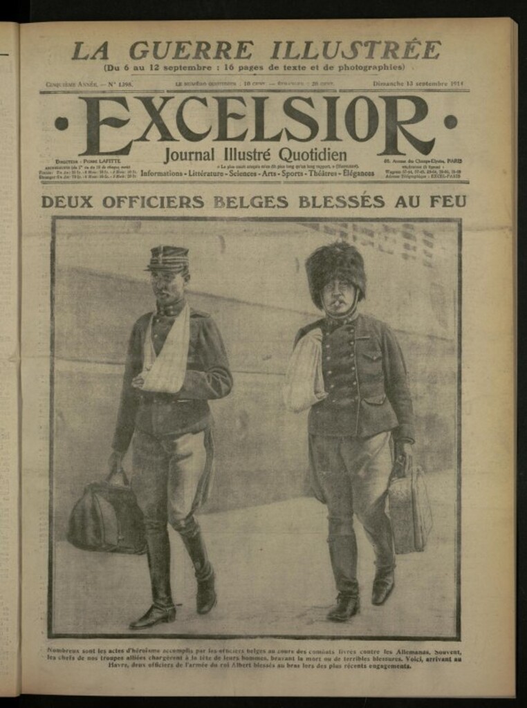 Miniatura de Excelsior: journal illustré quotidien de 13 de septiembre de 1914, nº 1398