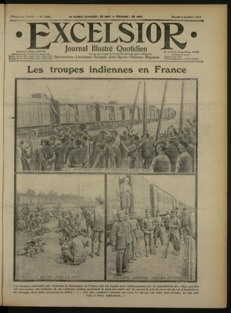 Miniatura de Excelsior: journal illustré quotidien de 6 de octubre de 1914, nº 1421