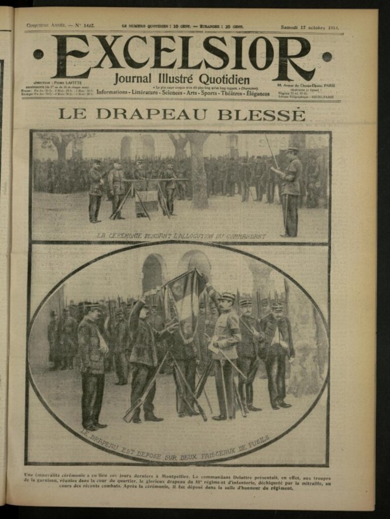 Miniatura de Excelsior: journal illustré quotidien de 17 de octubre de 1914, nº 1432