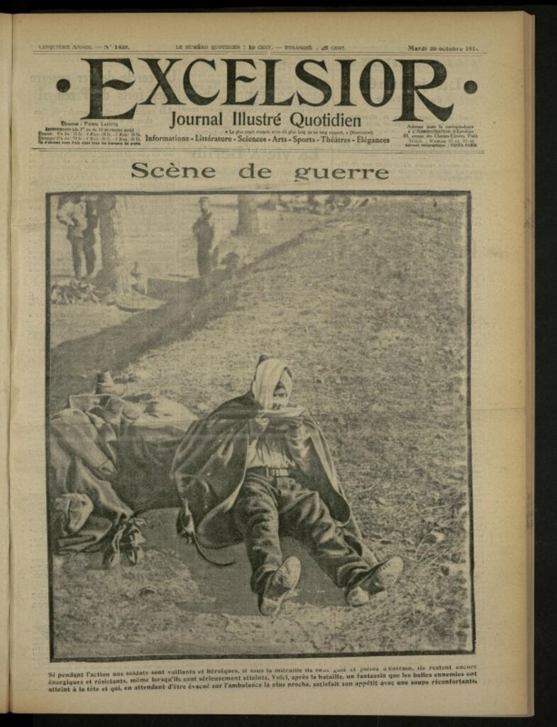 Miniatura de Excelsior: journal illustré quotidien de 20 de octubre de 1914, nº 1435