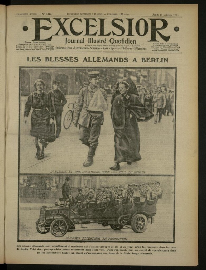 Miniatura de Excelsior: journal illustré quotidien de 29 de octubre de 1914, nº 1444