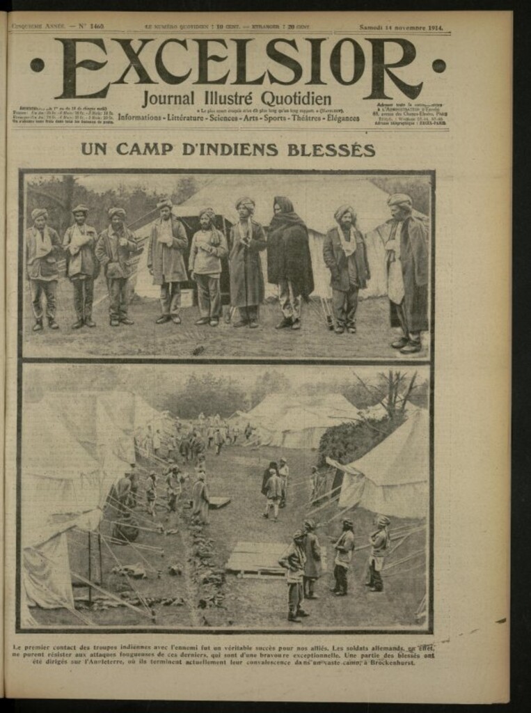 Miniatura de Excelsior: journal illustré quotidien de 14 de noviembre de 1914, nº 1460