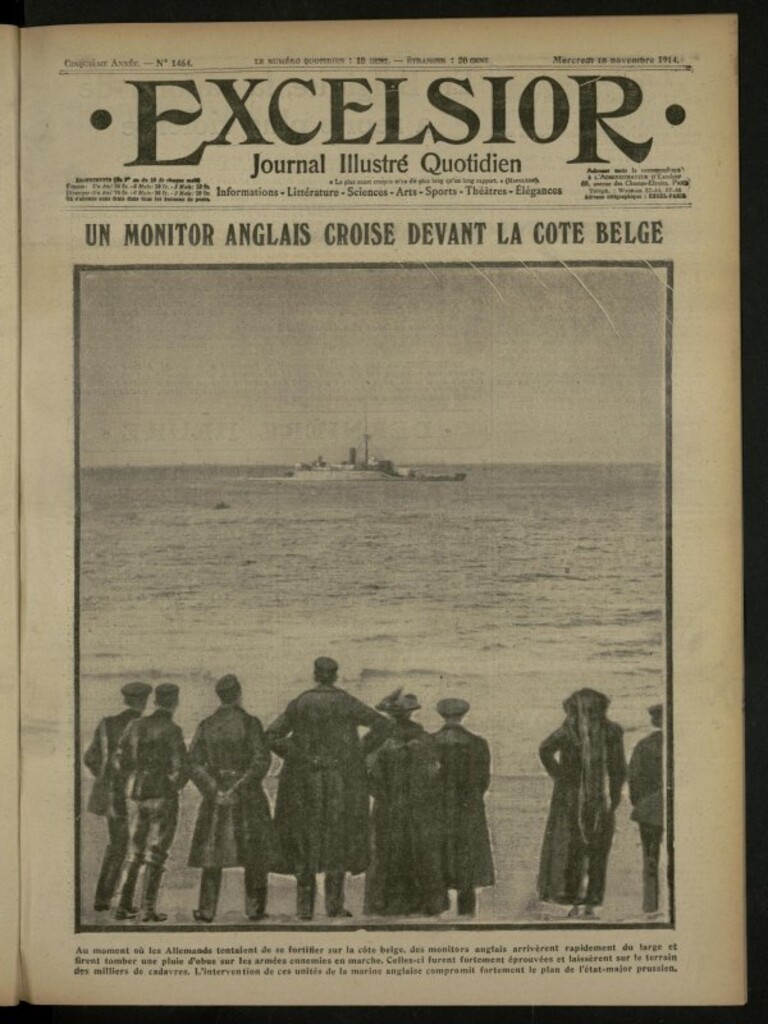 Miniatura de Excelsior: journal illustré quotidien de 18 de noviembre de 1914, nº 1464