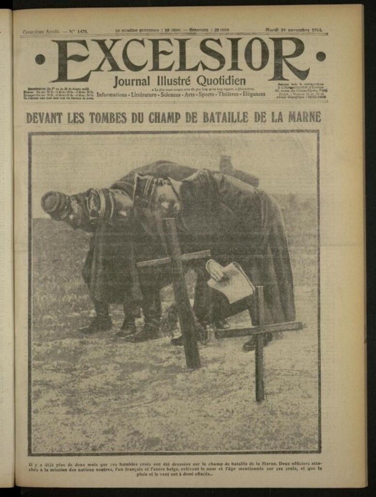 Miniatura de Excelsior: journal illustré quotidien de 24 de noviembre de 1914, nº 1470
