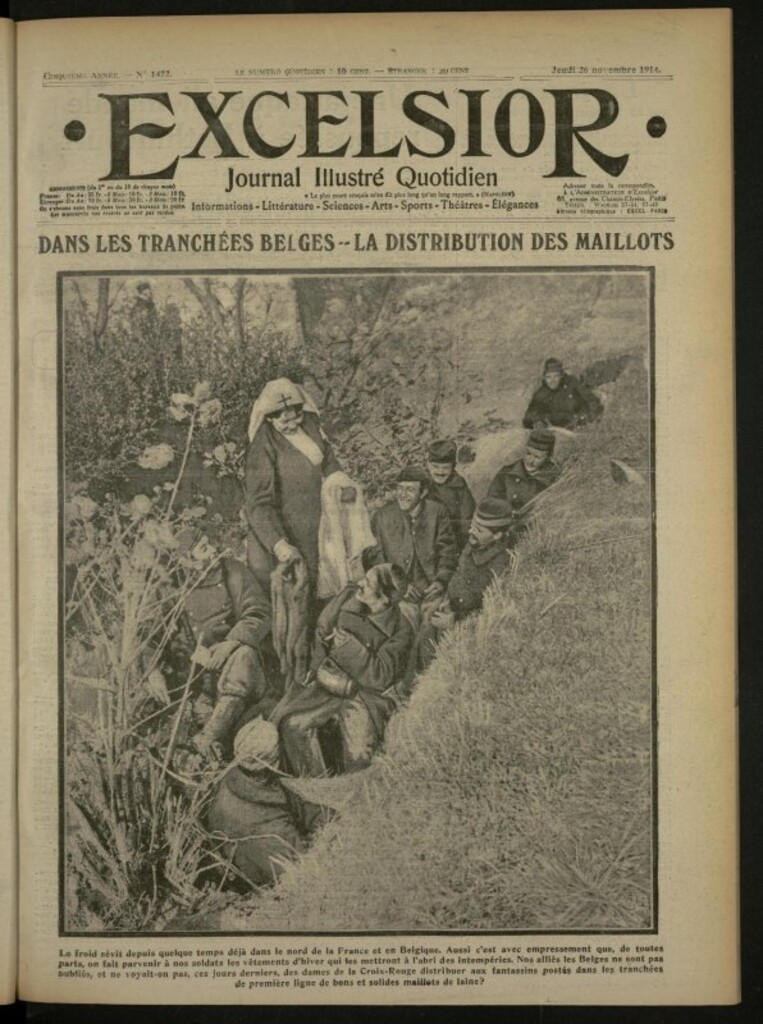 Miniatura de Excelsior: journal illustré quotidien de 26 de noviembre de 1914, nº 1472