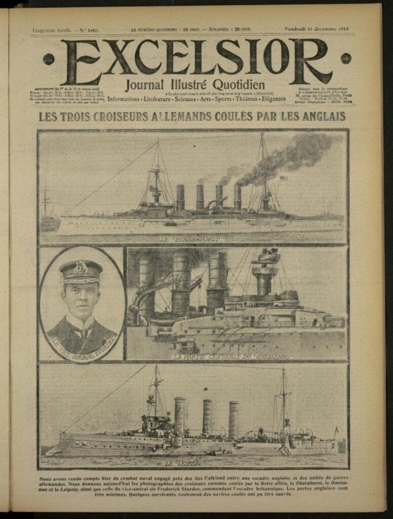 Miniatura de Excelsior: journal illustré quotidien de 11 de diciembre de 1914, nº 1487