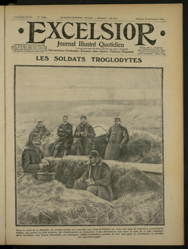 Miniatura de Excelsior: journal illustré quotidien de 12 de diciembre de 1914, nº 1488