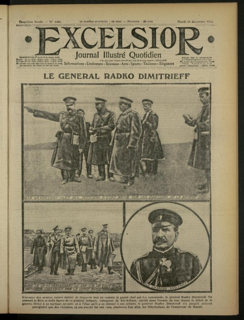 Miniatura de Excelsior: journal illustré quotidien de 15 de diciembre de 1914, nº 1491