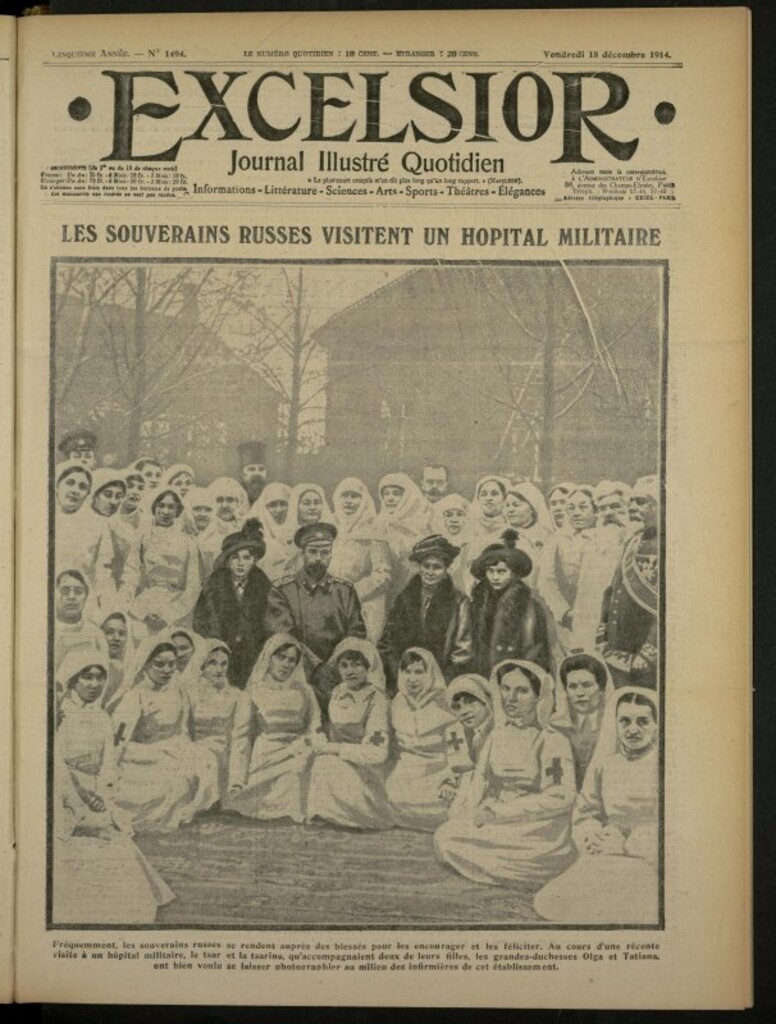 Miniatura de Excelsior: journal illustré quotidien de 18 de diciembre de 1914, nº 1494