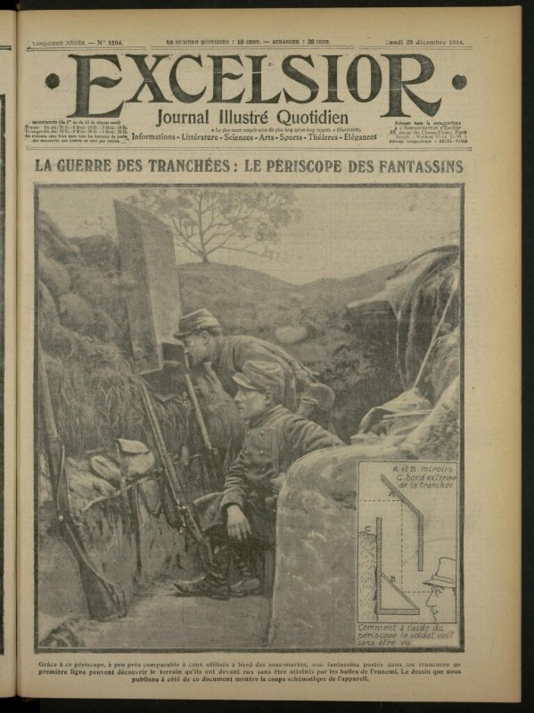 Miniatura de Excelsior: journal illustré quotidien de 28 de diciembre de 1914, nº 1504