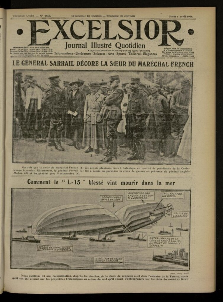 Miniatura de Excelsior: journal illustré quotidien de 6 de abril de 1916, nº 1969