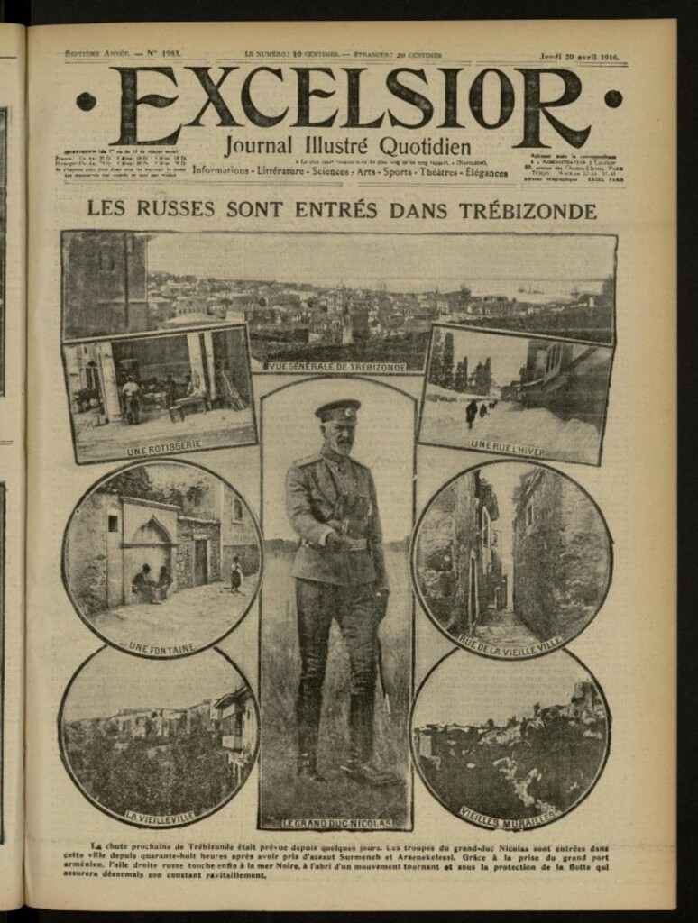 Miniatura de Excelsior: journal illustré quotidien de 20 de abril de 1916, nº 1983