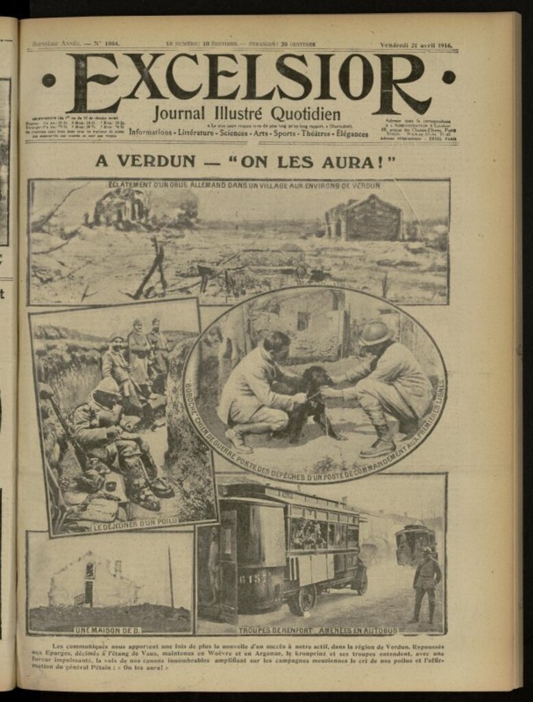 Miniatura de Excelsior: journal illustré quotidien de 21 de abril de 1916, nº 1984