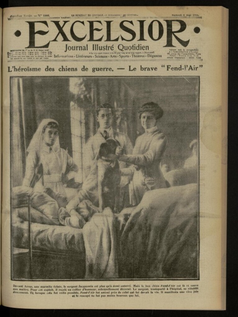 Miniatura de Excelsior: journal illustré quotidien de 6 de mayo de 1916, nº 1999