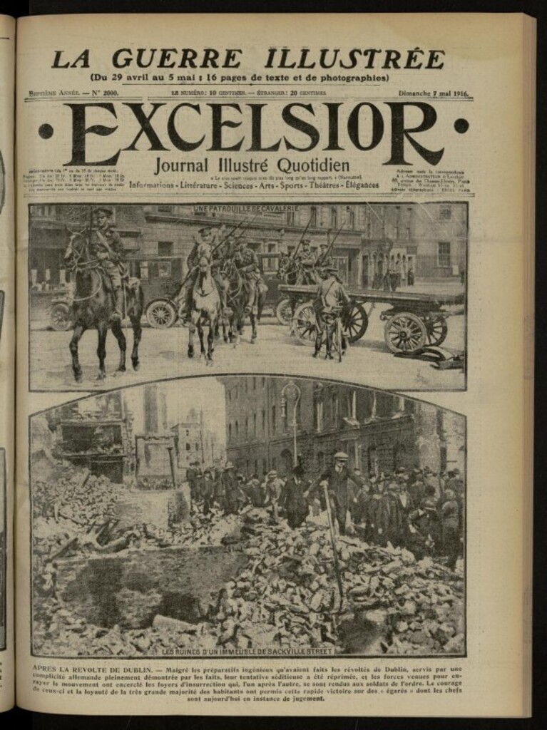 Miniatura de Excelsior: journal illustré quotidien de 7 de mayo de 1916, nº 2000