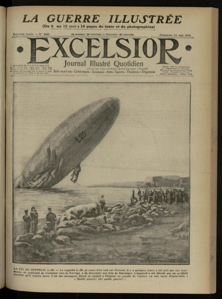 Miniatura de Excelsior: journal illustré quotidien de 14 de mayo de 1916, nº 2007