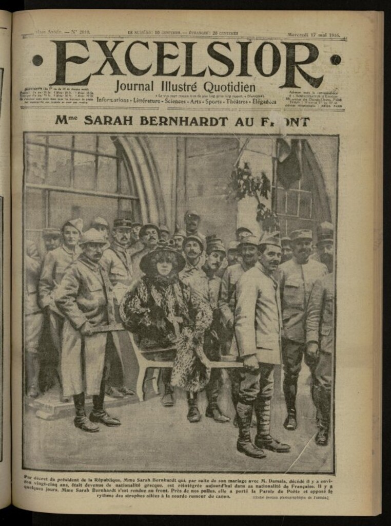 Miniatura de Excelsior: journal illustré quotidien de 17 de mayo de 1916, nº 2010