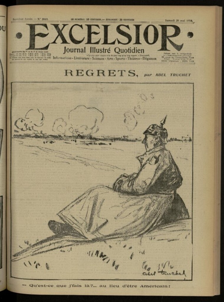 Miniatura de Excelsior: journal illustré quotidien de 20 de mayo de 1916, nº 2013