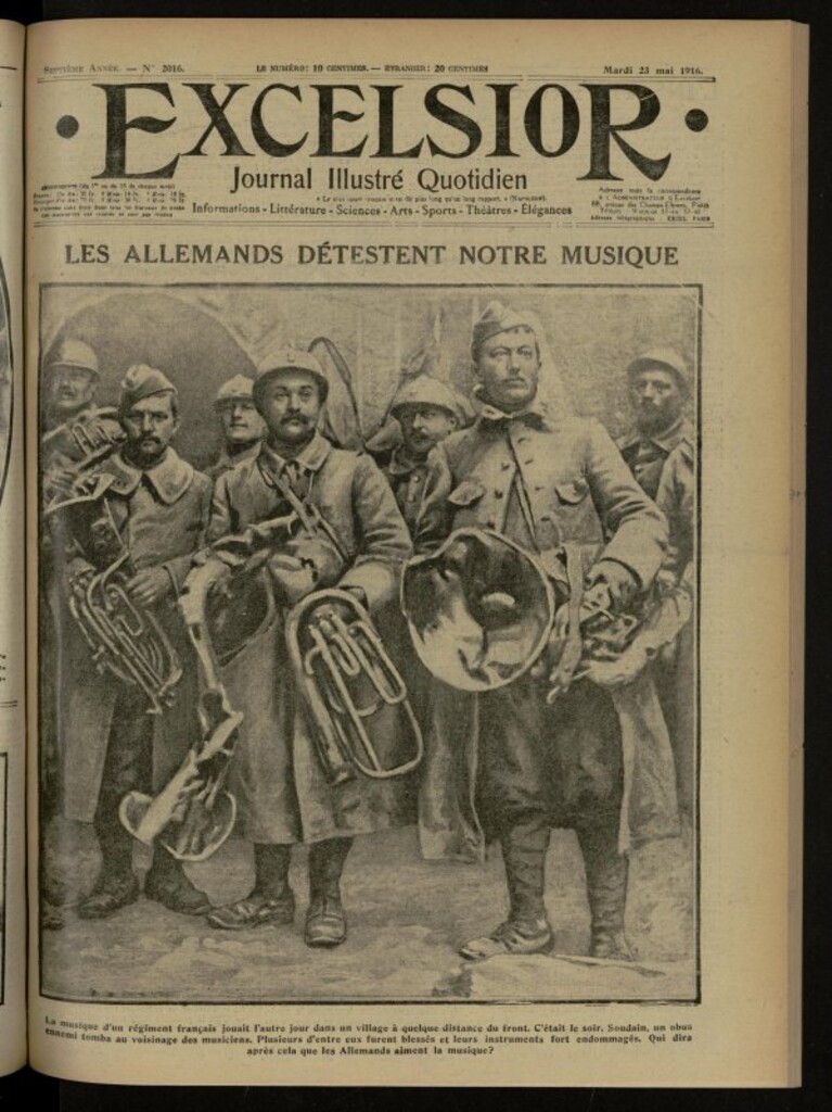 Miniatura de Excelsior: journal illustré quotidien de 23 de mayo de 1916, nº 2016