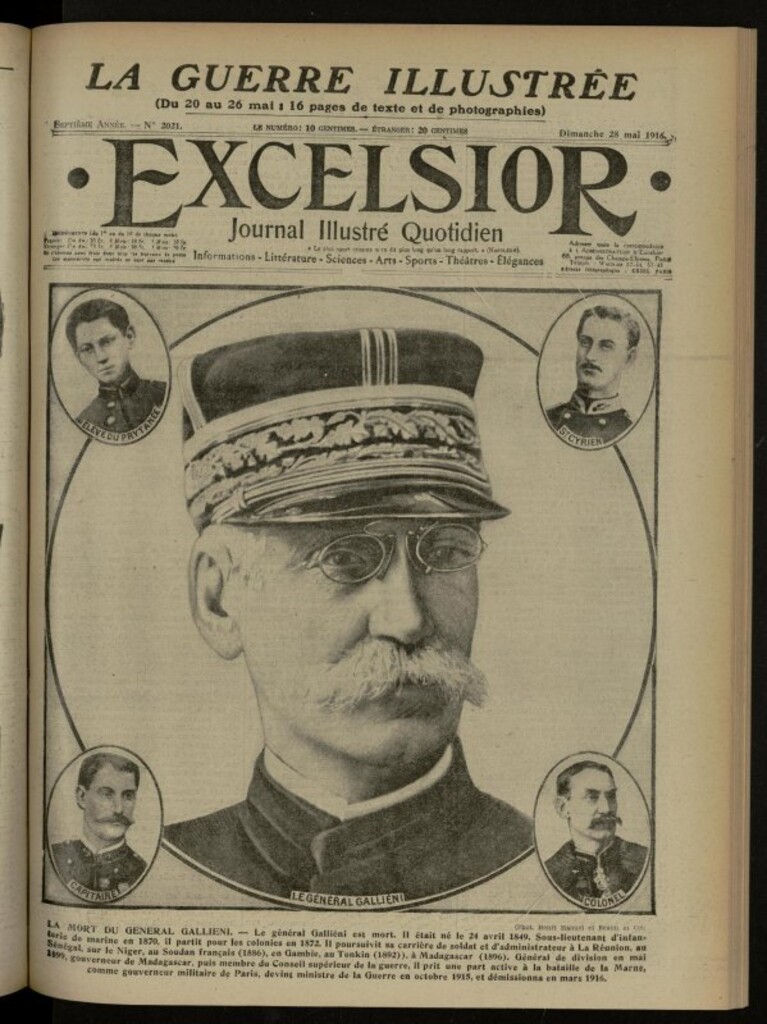 Miniatura de Excelsior: journal illustré quotidien de 28 de mayo de 1916, nº 2021