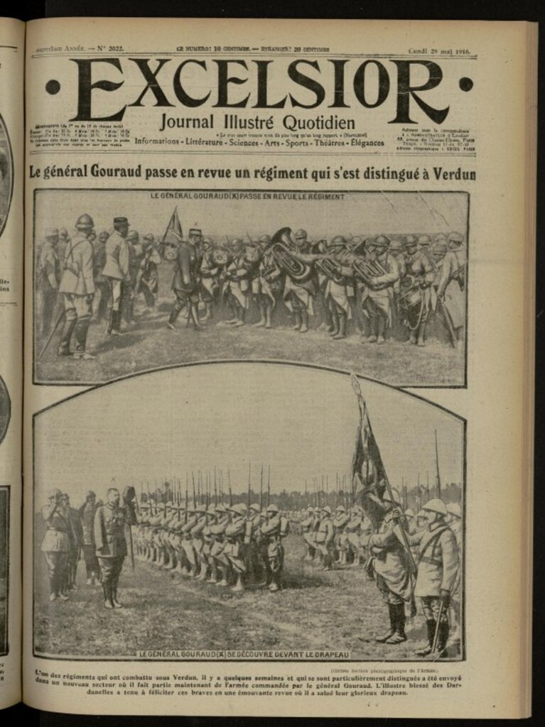 Miniatura de Excelsior: journal illustré quotidien de 29 de mayo de 1916, nº 2022