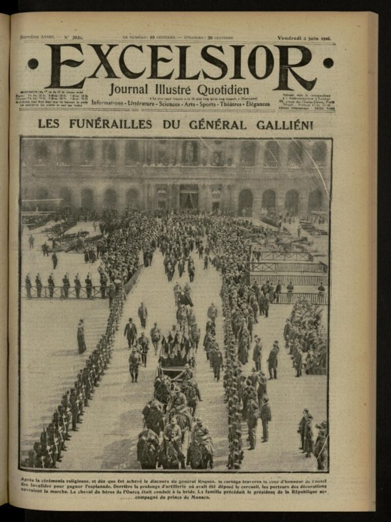 Miniatura de Excelsior: journal illustré quotidien de 2 de junio de 1916, nº 2026