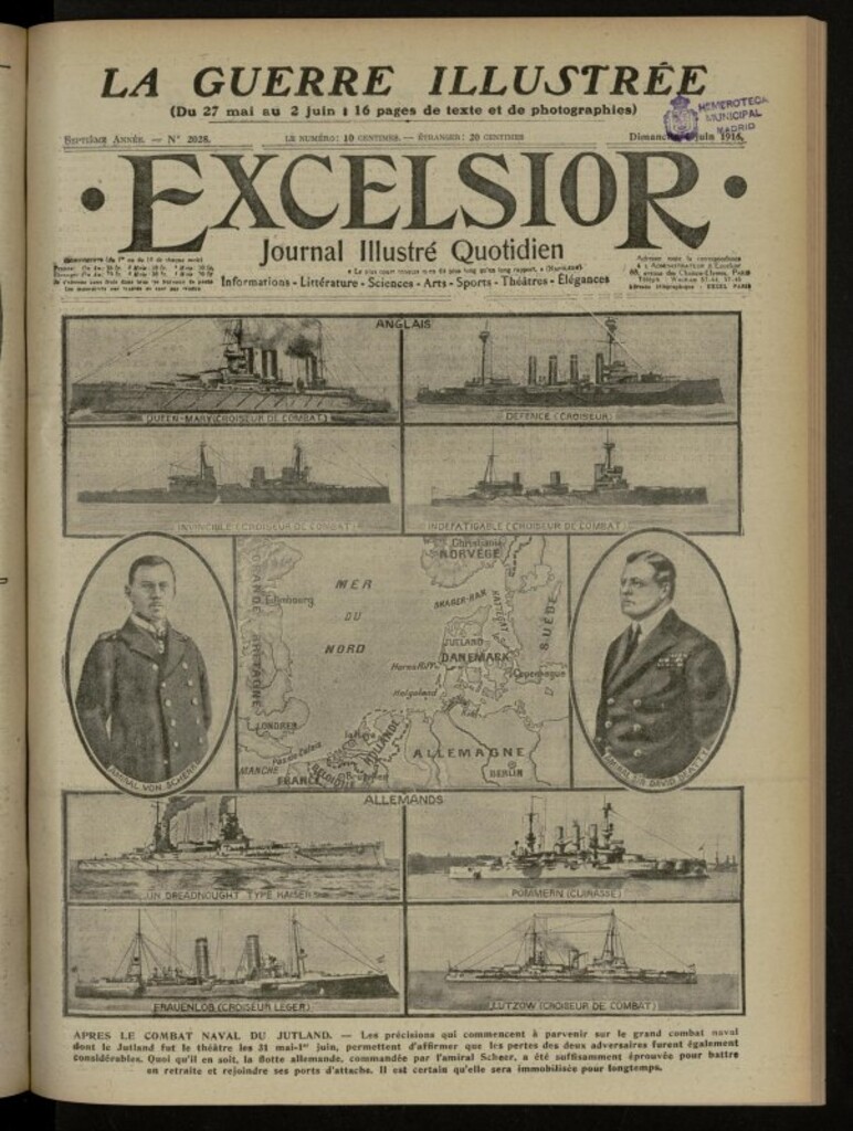 Miniatura de Excelsior: journal illustré quotidien de 4 de junio de 1916, nº 2028