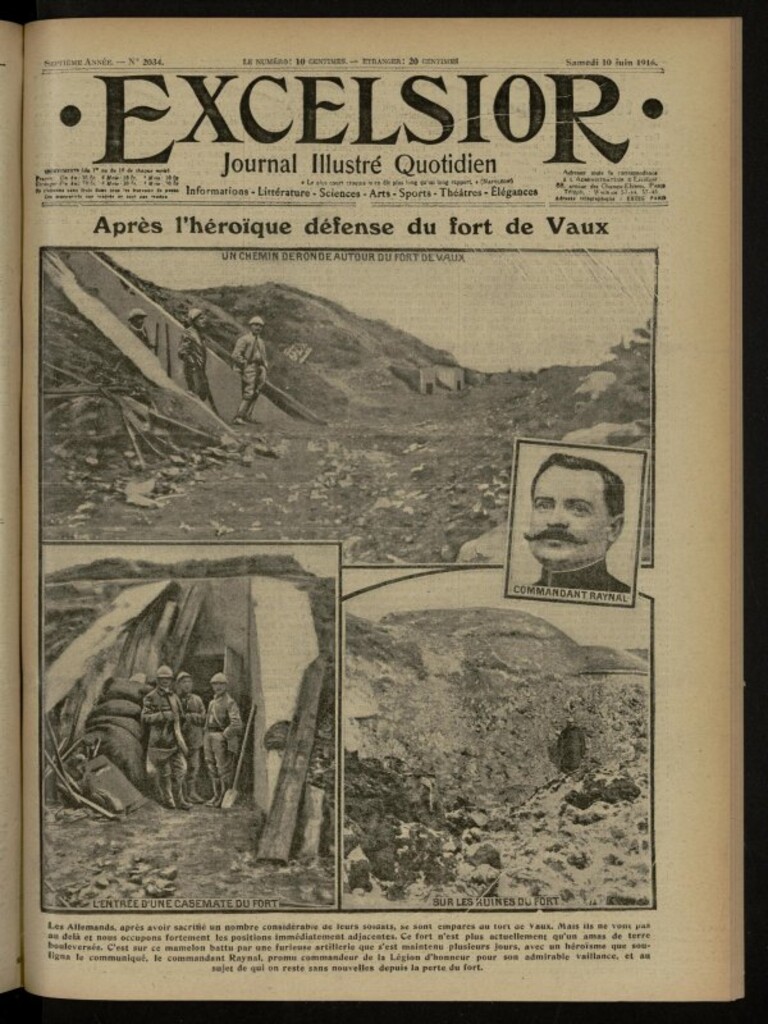 Miniatura de Excelsior: journal illustré quotidien de 10 de junio de 1916, nº 2034