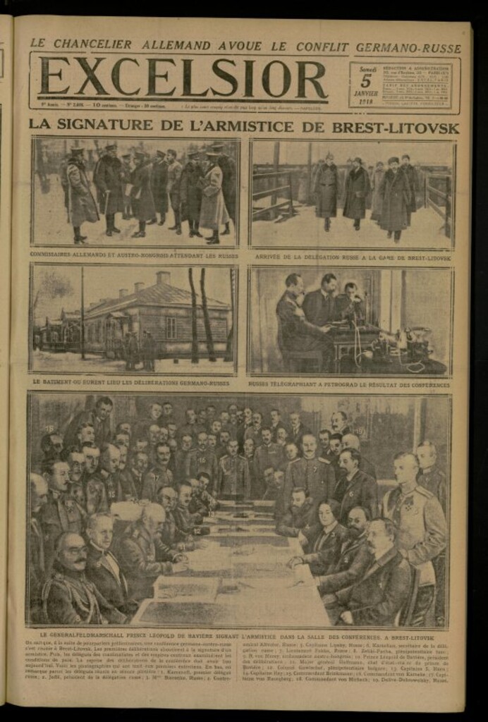 Miniatura de Excelsior: journal illustré quotidien de 5 de enero de 1918, nº 2608