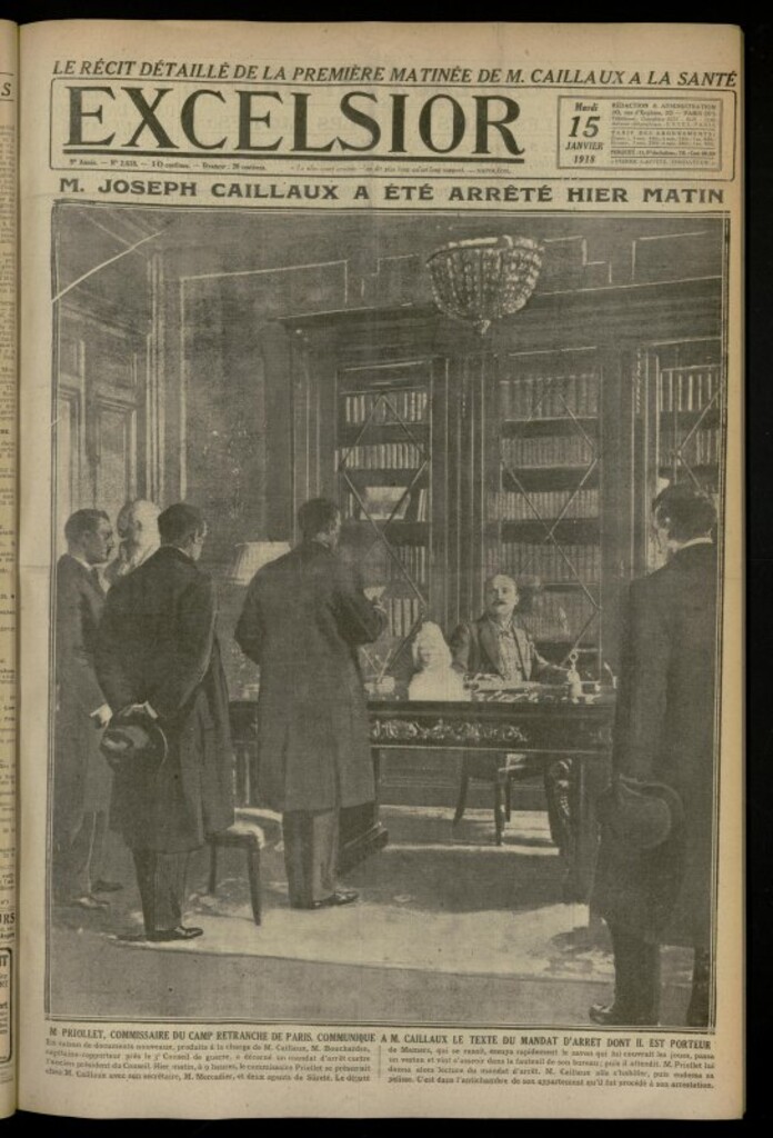 Miniatura de Excelsior: journal illustré quotidien de 15 de enero de 1918, nº 2618
