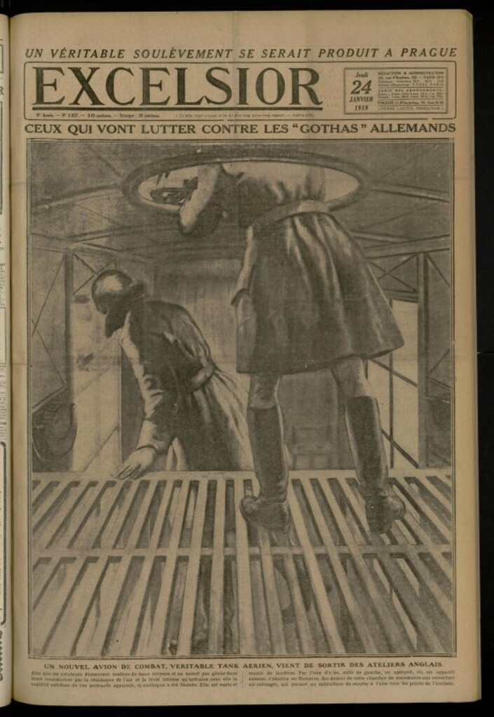 Miniatura de Excelsior: journal illustré quotidien de 24 de enero de 1918, nº 2627